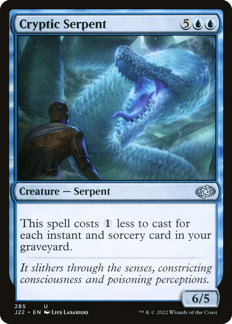 Cryptic Serpent (J22-285) [Jumpstart 2022] MTG Single Wizards of the Coast