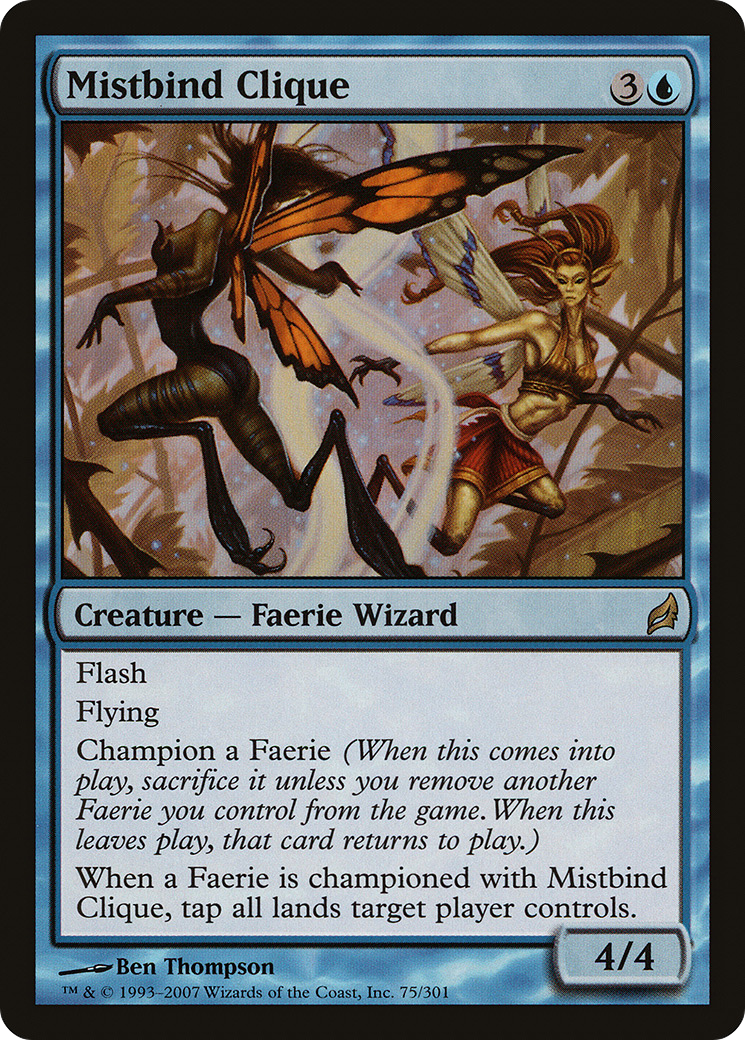 Mistbind Clique (LRW-075) [Lorwyn] MTG Single Wizards of the Coast