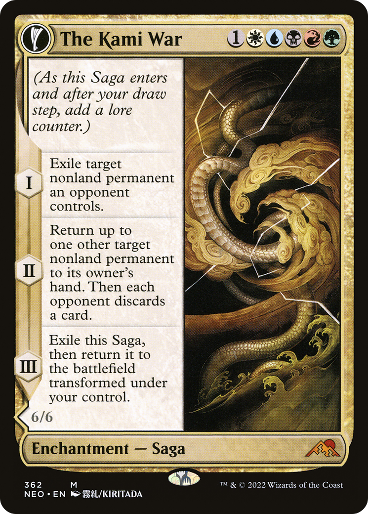 The Kami War // O-Kagachi Made Manifest (NEO-362) [Kamigawa: Neon Dynasty] (Showcase) MTG Single Wizards of the Coast