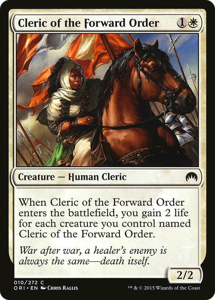 Cleric of the Forward Order (ORI-010) [Magic Origins] MTG Single Wizards of the Coast
