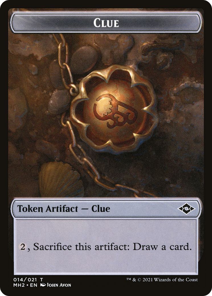 Clue (TMH2-014) [Tokens] Modern Horizons 2 Tokens MTG Single Wizards of the Coast