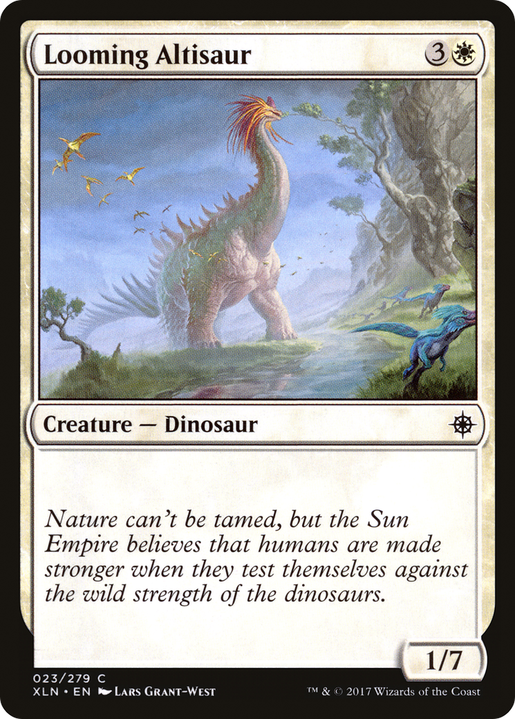 Looming Altisaur (XLN-023) [Ixalan] MTG Single Wizards of the Coast