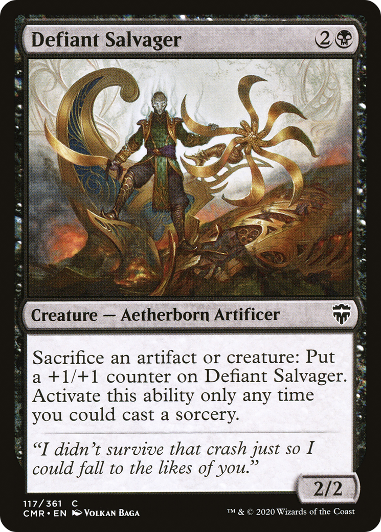 Defiant Salvager (CMR-117) [Commander Legends] MTG Single Wizards of the Coast