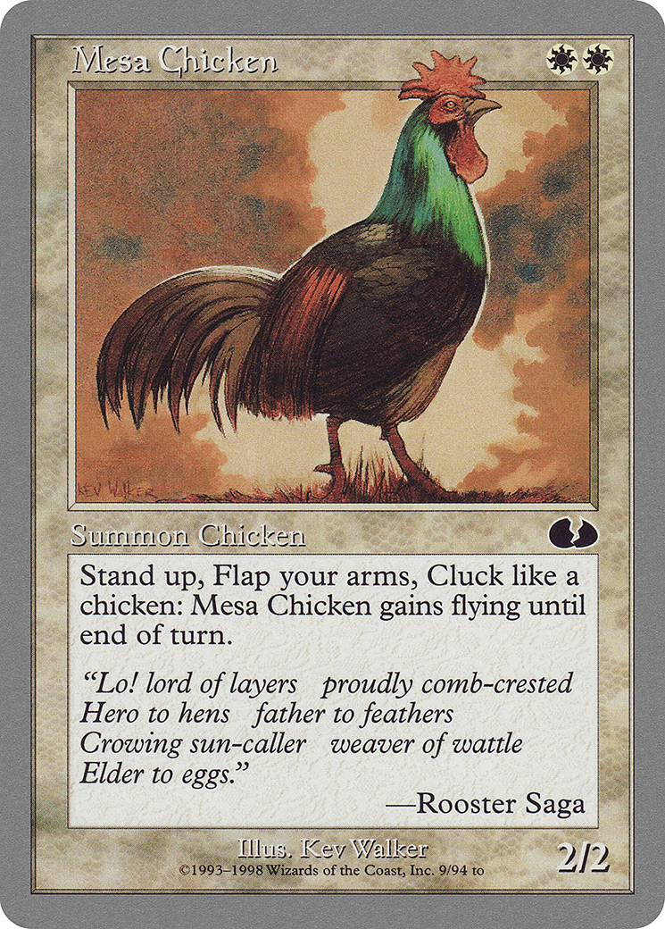 Mesa Chicken (UGL-009) [Unglued] MTG Single Wizards of the Coast
