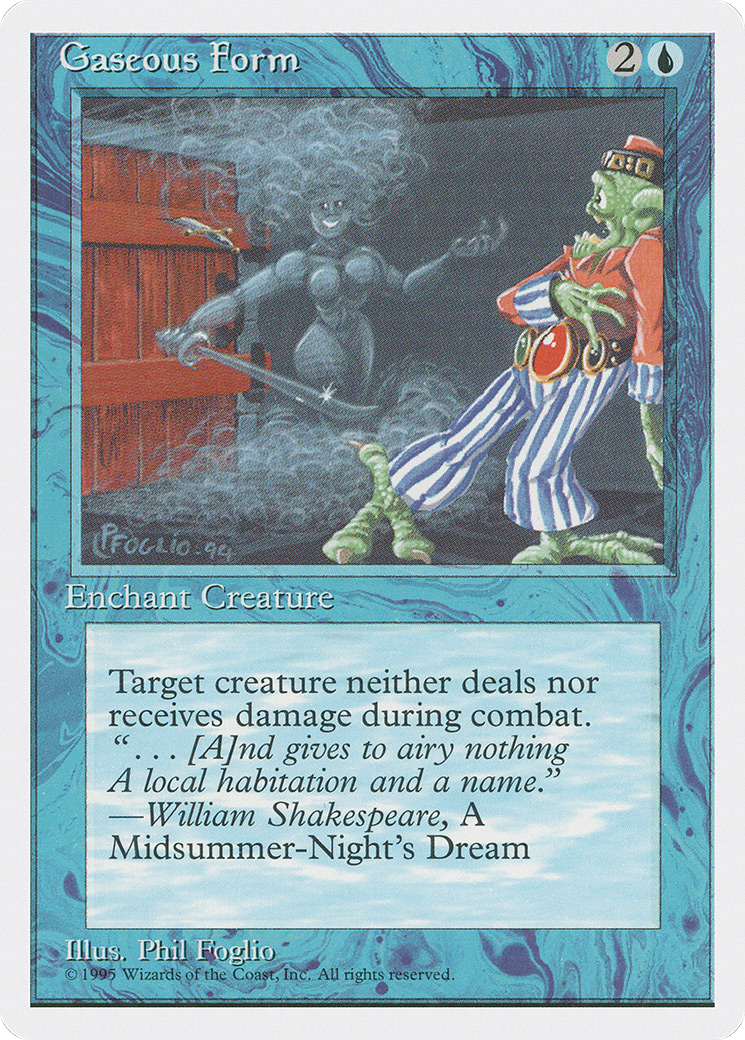 Gaseous Form (4ED-) [Fourth Edition] MTG Single Wizards of the Coast
