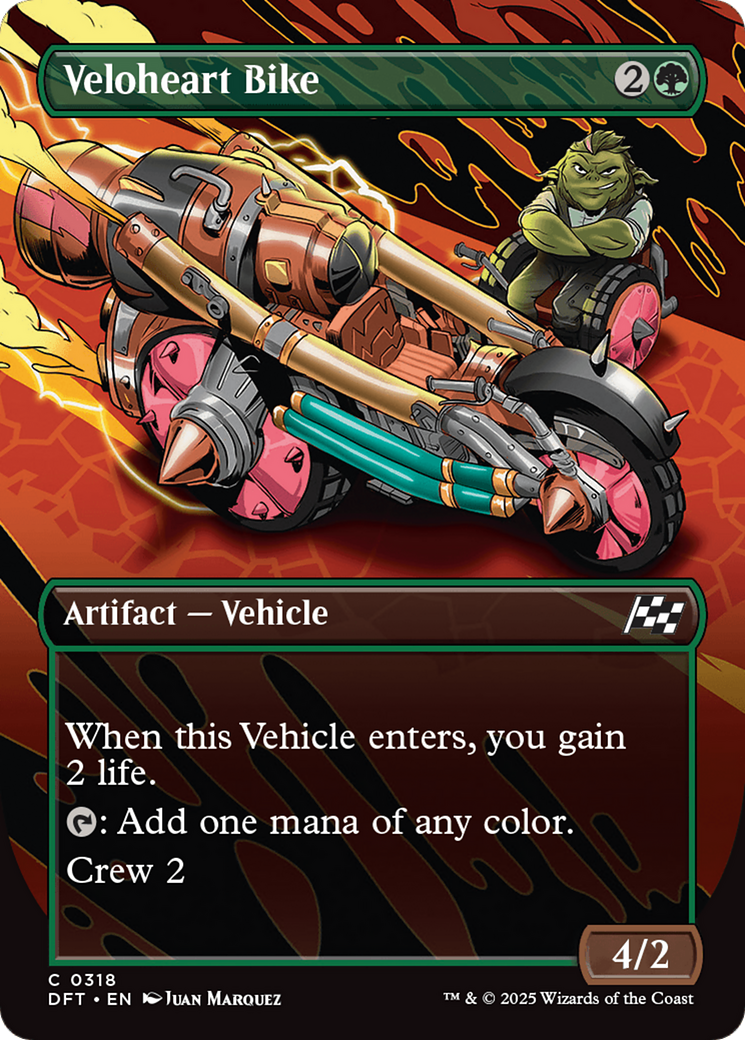 Veloheart Bike (DFT-318) [Aetherdrift] (Borderless) MTG Single Wizards of the Coast
