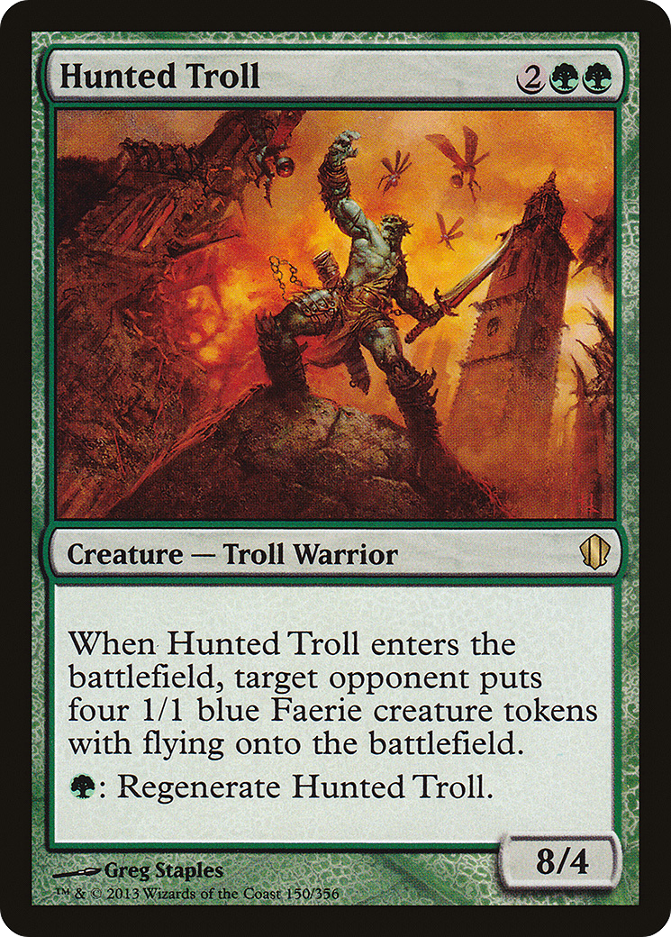 Hunted Troll (C13-150) [Commander 2013] MTG Single Wizards of the Coast