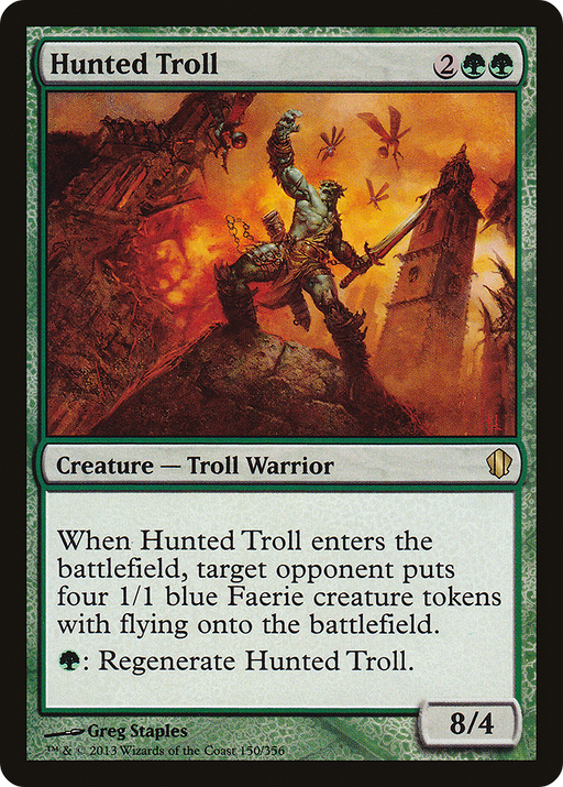 Hunted Troll (C13-150) [Commander 2013] MTG Single Wizards of the Coast