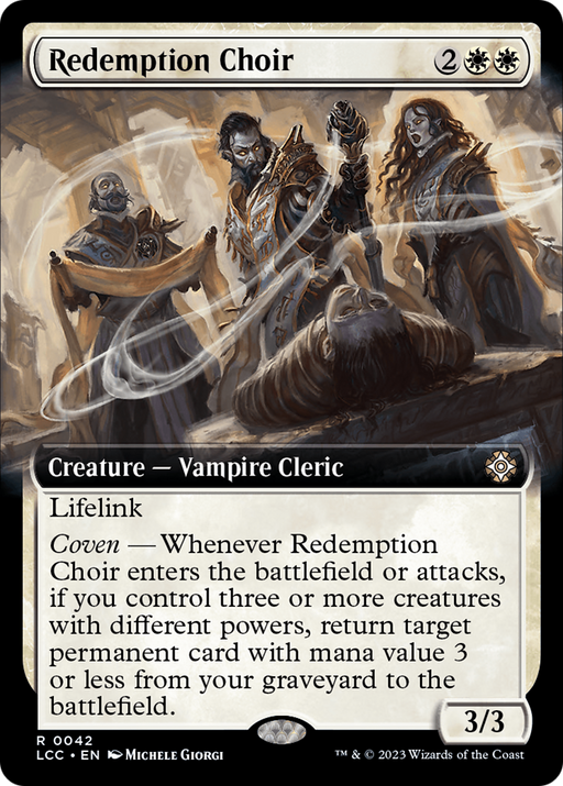 Redemption Choir (LCC-042) [The Lost Caverns of Ixalan Commander] (Extended Art) MTG Single Wizards of the Coast