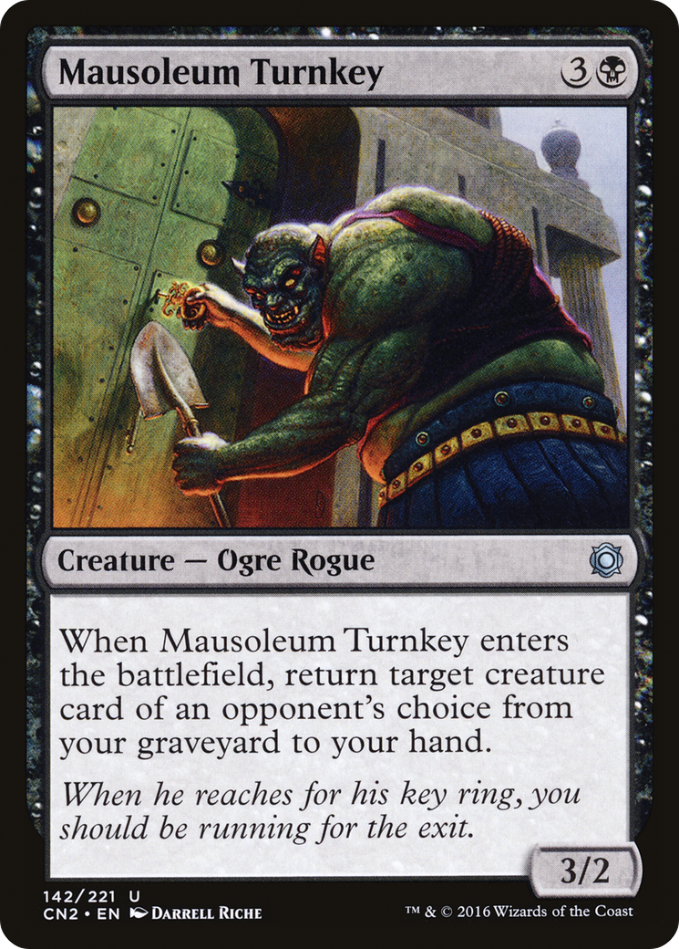 Mausoleum Turnkey (CN2-142) [Conspiracy: Take the Crown] Foil MTG Single Wizards of the Coast
