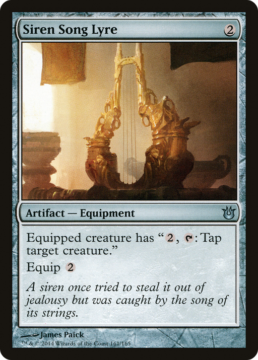 Siren Song Lyre (BNG-161) [Born of the Gods] MTG Single Wizards of the Coast