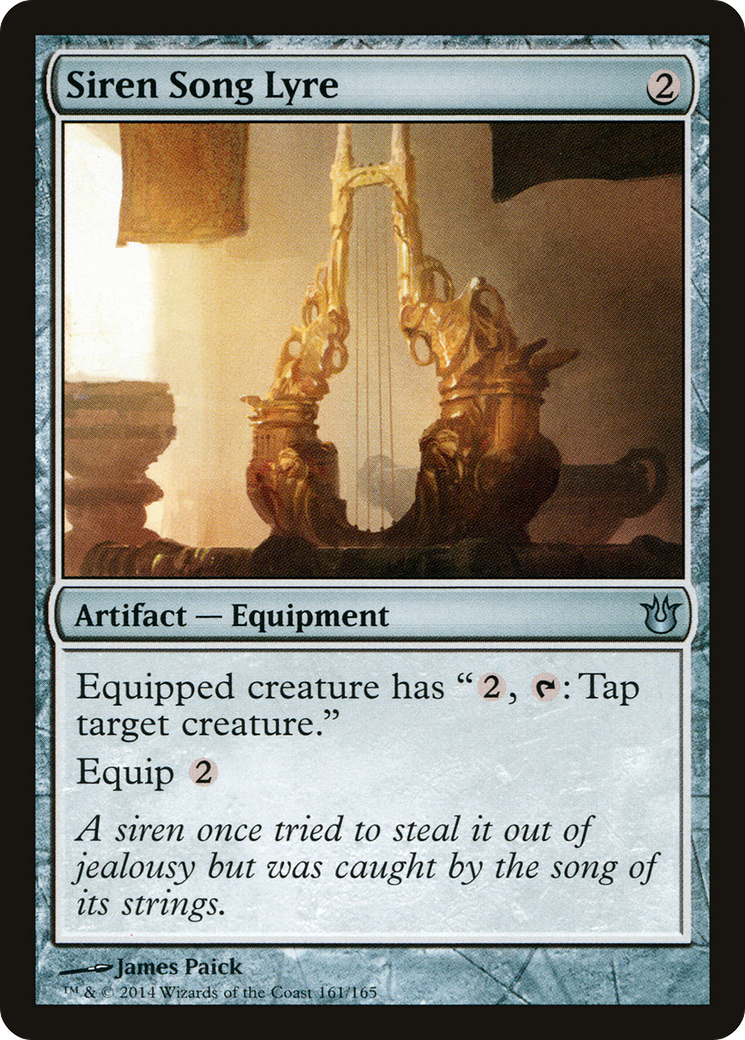 Siren Song Lyre (BNG-161) [Born of the Gods] Foil MTG Single Wizards of the Coast