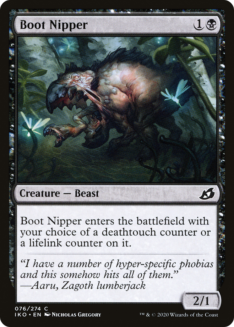 Boot Nipper (IKO-076) [Ikoria: Lair of Behemoths] MTG Single Wizards of the Coast