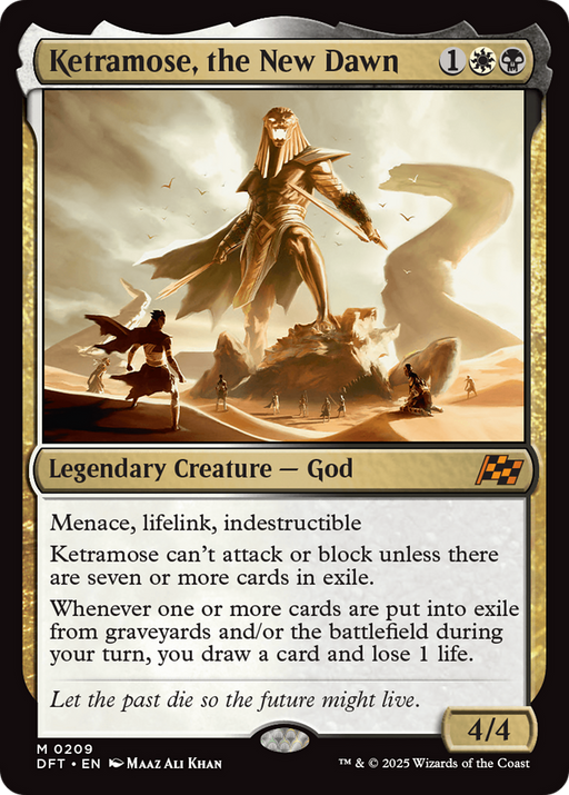 Ketramose, the New Dawn (DFT-209) [Aetherdrift] MTG Single Wizards of the Coast