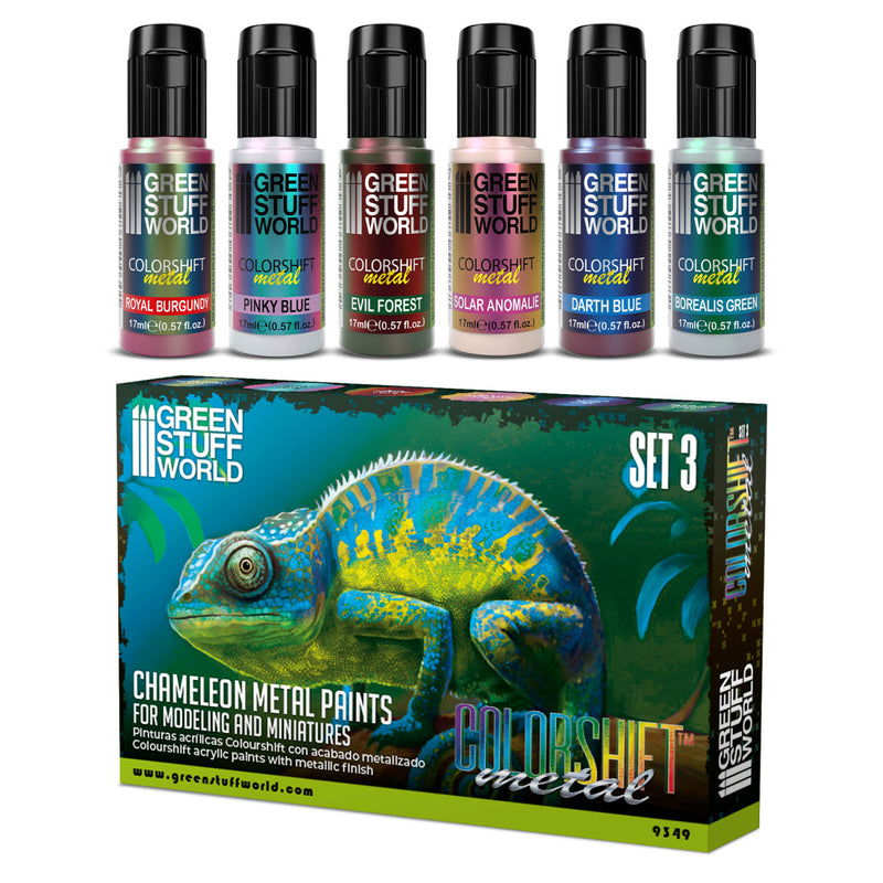 Green Stuff World: Chameleon Metal Paints - Set 3