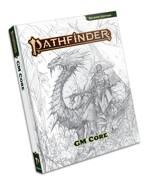 Pathfinder 2nd Edition Remaster: GM Core Rulebook Sketch Cover Pathfinder Paizo Publishing   