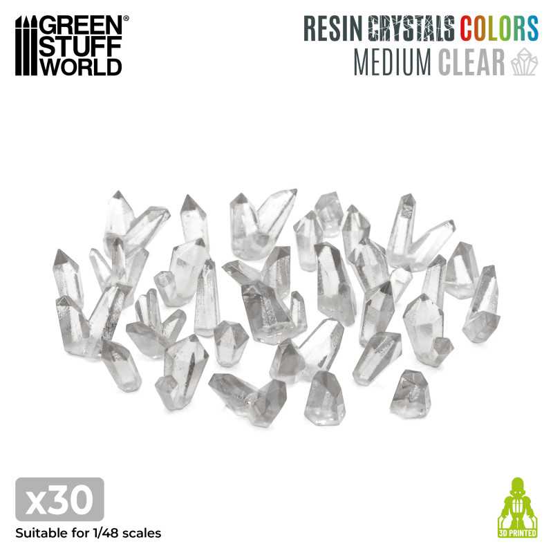 Green Stuff World: Resin - Medium Clear Crystals Model Tools & Glue Green Stuff World