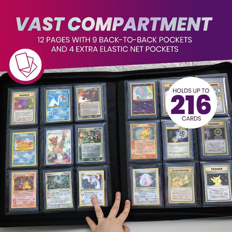 Evoretro: 9-Pocket Shield+ 3x4" Toploader Binder - Black Binders & Pages Evoretro