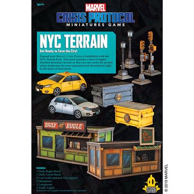 Marvel Crisis Protocol: NYC Terrain Pack Marvel Crisis Protocol Atomic Mass Games   