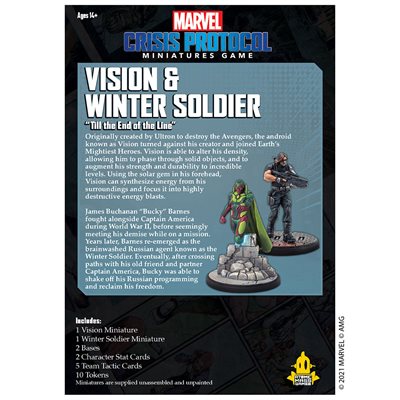 Marvel Crisis Protocol: Vision & Winter Soldier Marvel Crisis Protocol Atomic Mass Games   