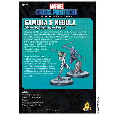 Marvel Crisis Protocol: Gamora & Nebula Marvel Crisis Protocol Atomic Mass Games   