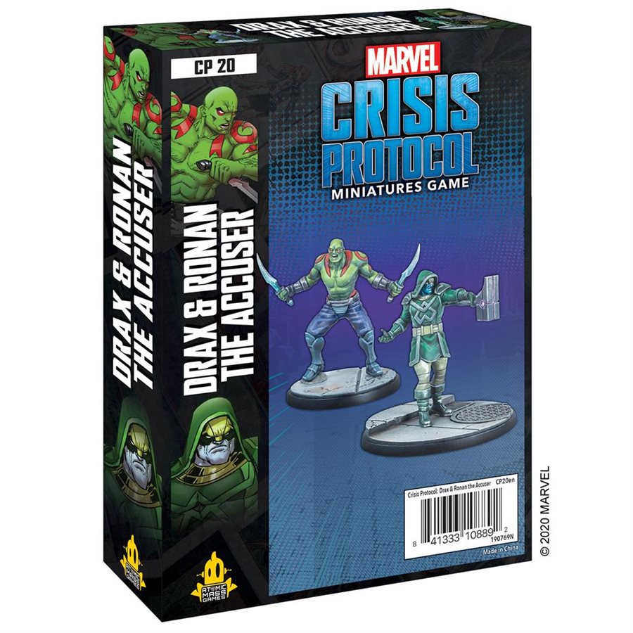 Marvel Crisis Protocol: Drax & Ronan the Accuser Marvel Crisis Protocol Atomic Mass Games   