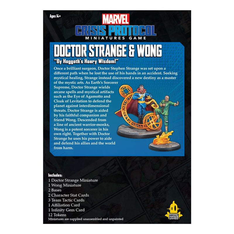 Marvel Crisis Protocol: Doctor Strange & Wong Marvel Crisis Protocol Atomic Mass Games   