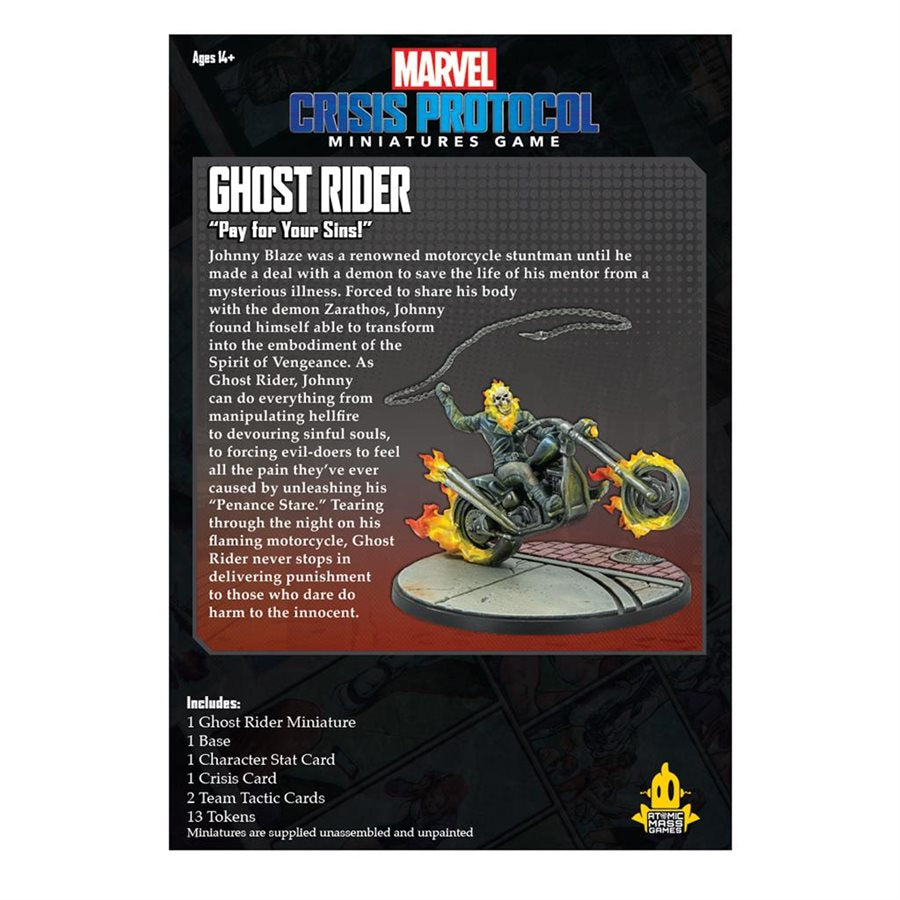 Marvel Crisis Protocol: Ghost Rider Marvel Crisis Protocol Atomic Mass Games   