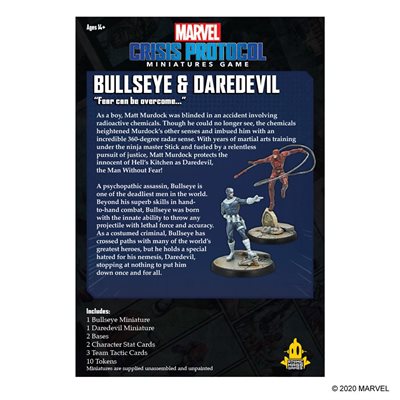 Marvel Crisis Protocol: Bullseye & Daredevil Marvel Crisis Protocol Atomic Mass Games   