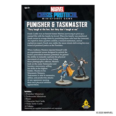 Marvel Crisis Protocol: Punisher & Taskmaster Marvel Crisis Protocol Atomic Mass Games   