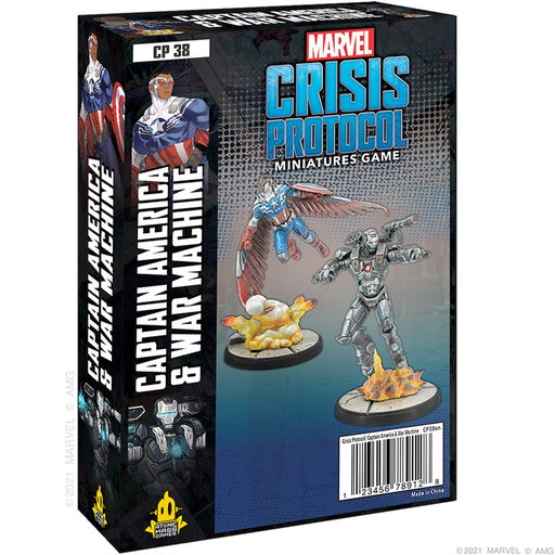 Marvel Crisis Protocol: Captain America & War Machine Marvel Crisis Protocol Atomic Mass Games   