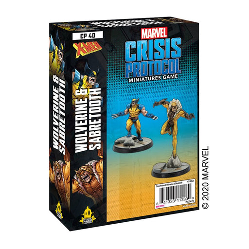 Marvel Crisis Protocol: Wolverine & Sabretooth Marvel Crisis Protocol Atomic Mass Games   
