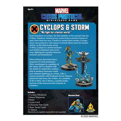 Marvel Crisis Protocol: Storm & Cyclops Marvel Crisis Protocol Atomic Mass Games   