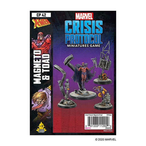 Marvel Crisis Protocol: Magneto & Toad Marvel Crisis Protocol Atomic Mass Games   