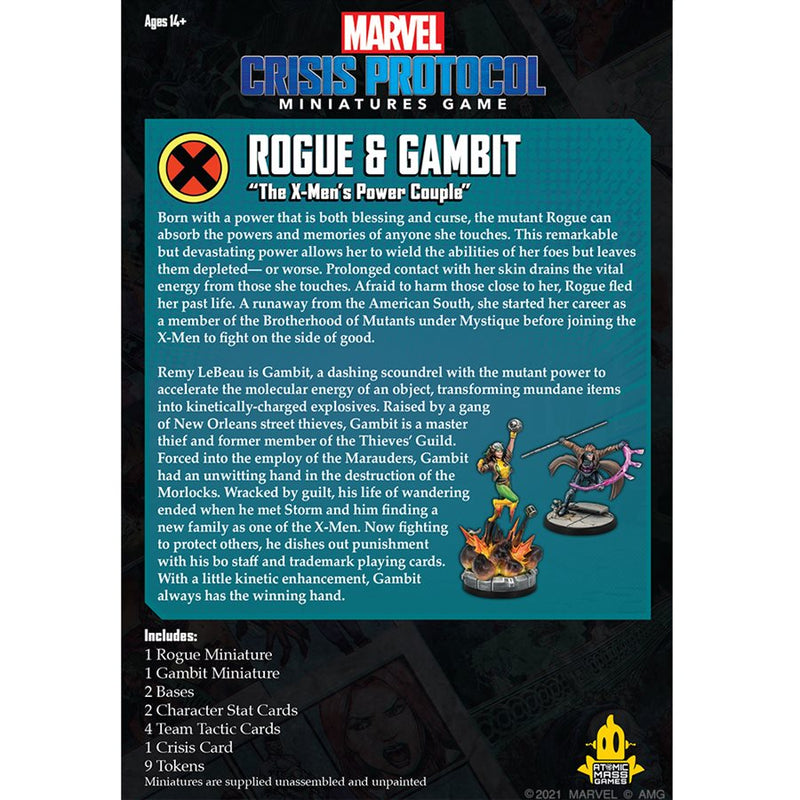 Marvel Crisis Protocol: Rogue & Gambit Marvel Crisis Protocol Atomic Mass Games   