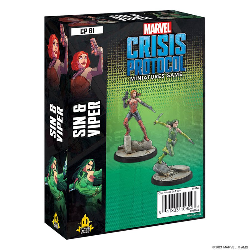 Marvel Crisis Protocol: Sin & Viper Marvel Crisis Protocol Atomic Mass Games   