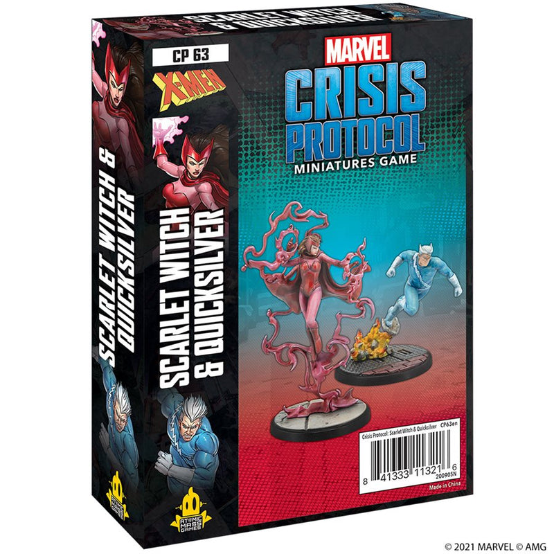 Marvel Crisis Protocol: Scarlet Witch & Quicksilver Marvel Crisis Protocol Atomic Mass Games   