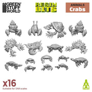 Green Stuff World: 3D printed set - Crabs Model Tools & Glue Green Stuff World