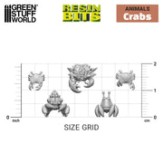 Green Stuff World: 3D printed set - Crabs Model Tools & Glue Green Stuff World