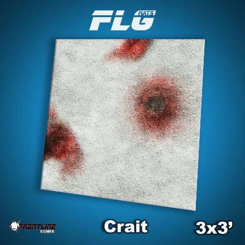 Frontline Gaming: Mats - Crait 3'x3' Gaming Mat FLG