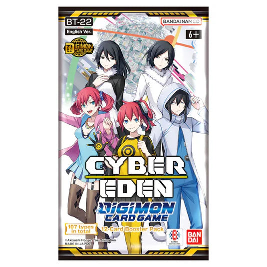 Digimon: Cyber Eden - Booster Pack [BT22] Digimon Sealed Bandai