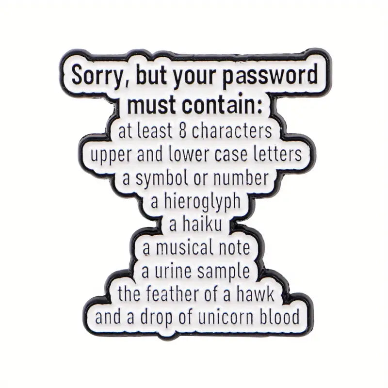Enamel Pin - "Cyber Security" Misc Taps Imports
