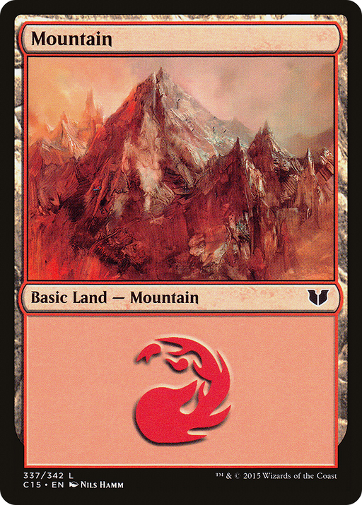 Mountain (C15-337) [Commander 2015] MTG Single Wizards of the Coast