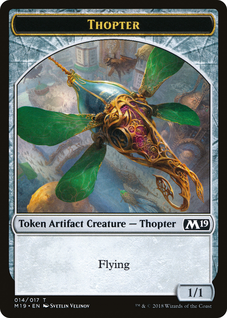 Thopter Token (M19-014) [Tokens] Core Set 2019 Tokens MTG Single Wizards of the Coast