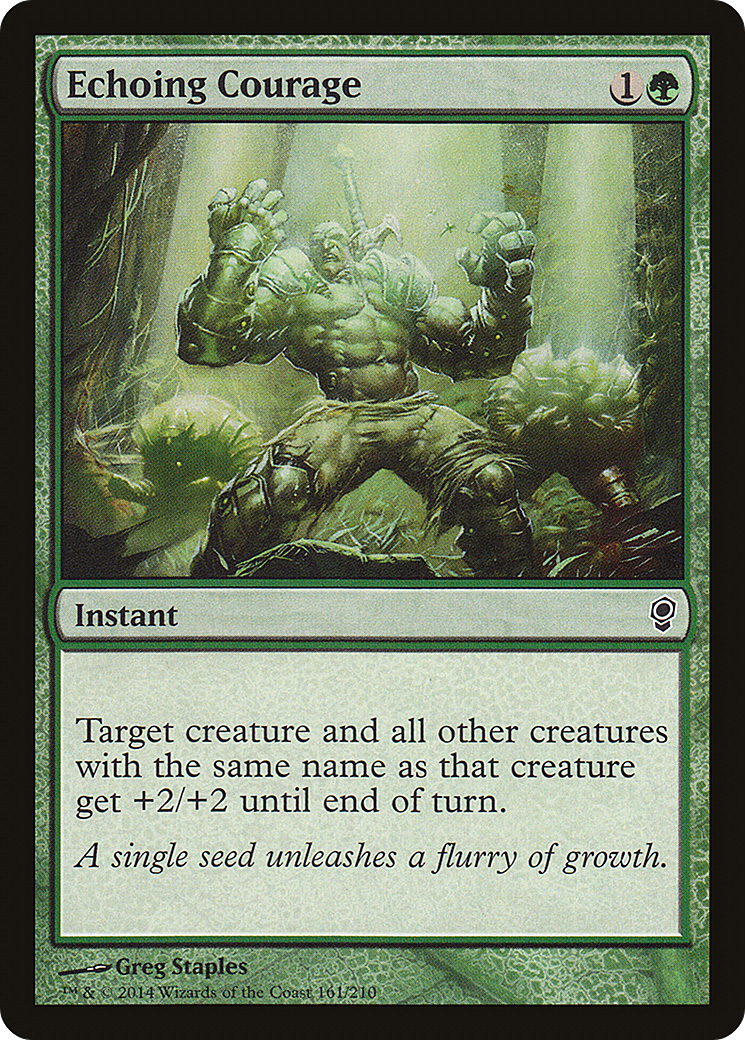 Echoing Courage (CNS-161) [Conspiracy] Foil MTG Single Wizards of the Coast