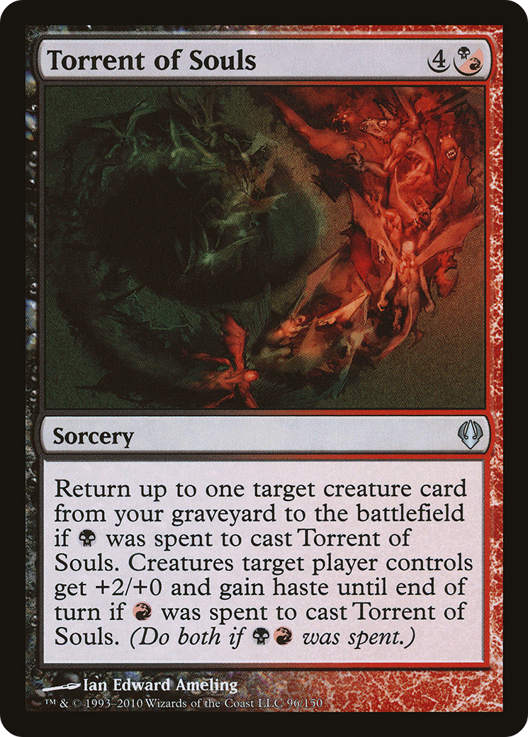 Torrent of Souls (ARC-096) [Misc] Archenemy MTG Single Wizards of the Coast