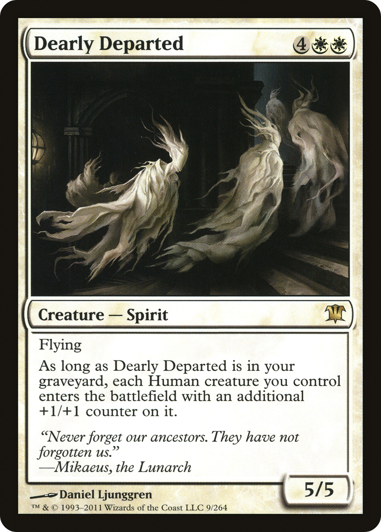Dearly Departed (ISD-009) [Innistrad] MTG Single Wizards of the Coast