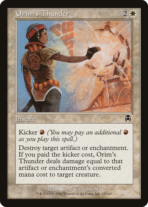 Orim's Thunder (APC-015) [Apocalypse] MTG Single Wizards of the Coast