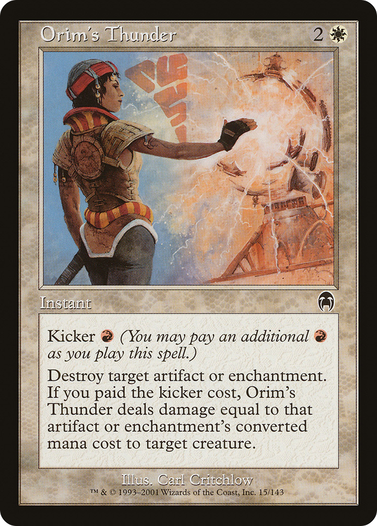 Orim's Thunder (APC-015) [Apocalypse] Foil MTG Single Wizards of the Coast