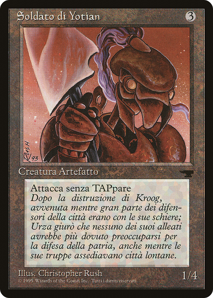 Yotian Soldier (REN-150) [Misc] Rinascimento MTG Single Wizards of the Coast